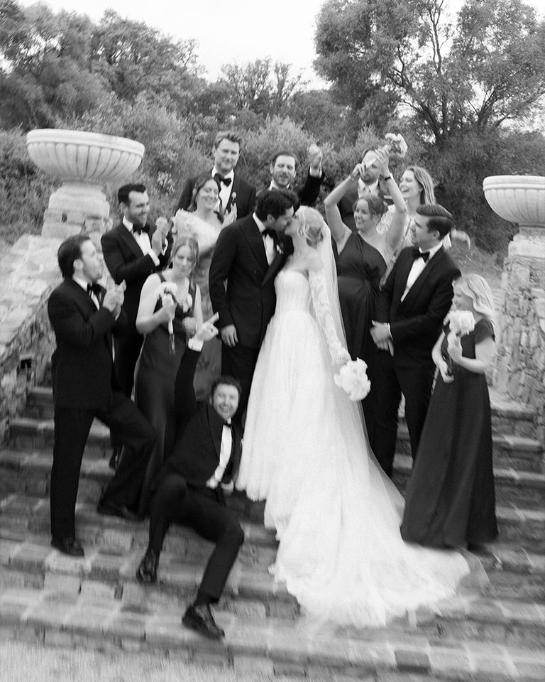 Foto de grupo de una boda en España